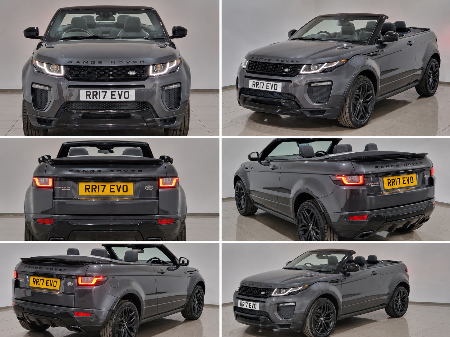 Range Rover Evoque Convertible — rear view